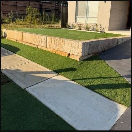 Completed new-home turf, planting and landscape works by MTS