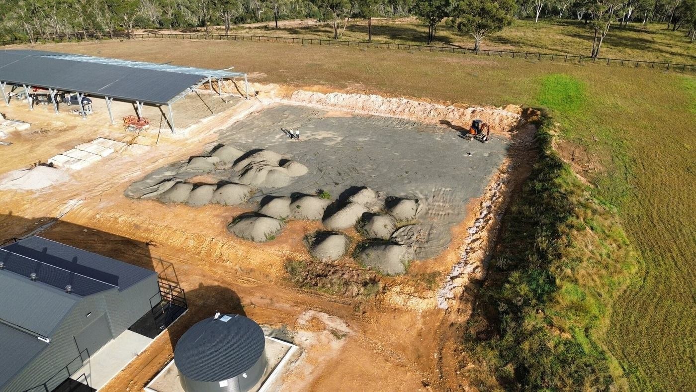 Buxton Equine Property Civil & Sandstone Works — before / during view 3
